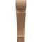 Ekena Millwork 3-inch W x 14-inch D x 14-inch H Olympic Rough Cedar Woodgrain TimberThane Knee Brace, Primed BRCUR03X14X14OLYRCPR - alternate 2